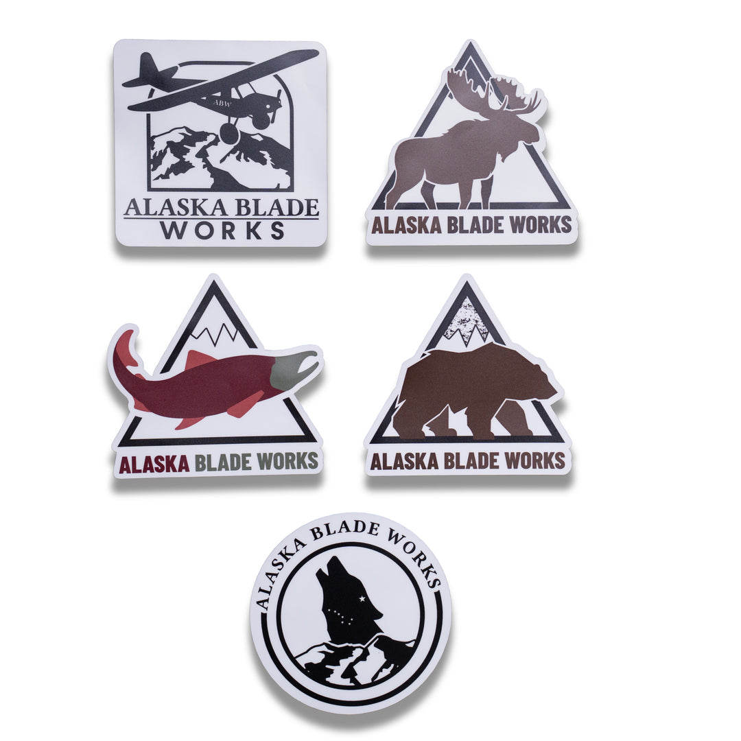 Alaska Blade Works Sticker Pack (5 pcs)