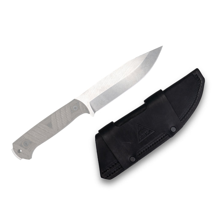 Black Leather Sheath - Horizontal & Vertical Carry (Large)