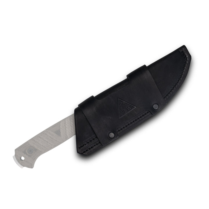 Black Leather Sheath - Horizontal & Vertical Carry (Large)