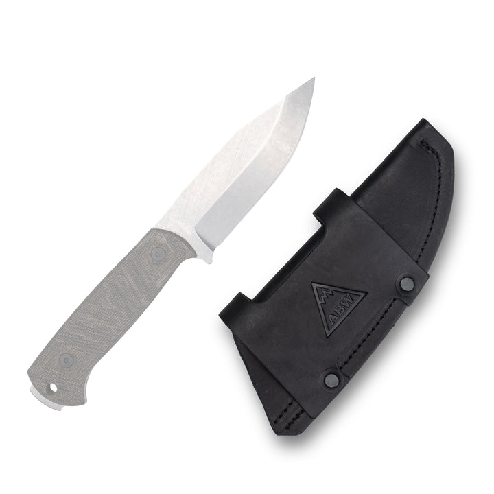 Black Leather Sheath - Horizontal & Vertical Carry (Small)