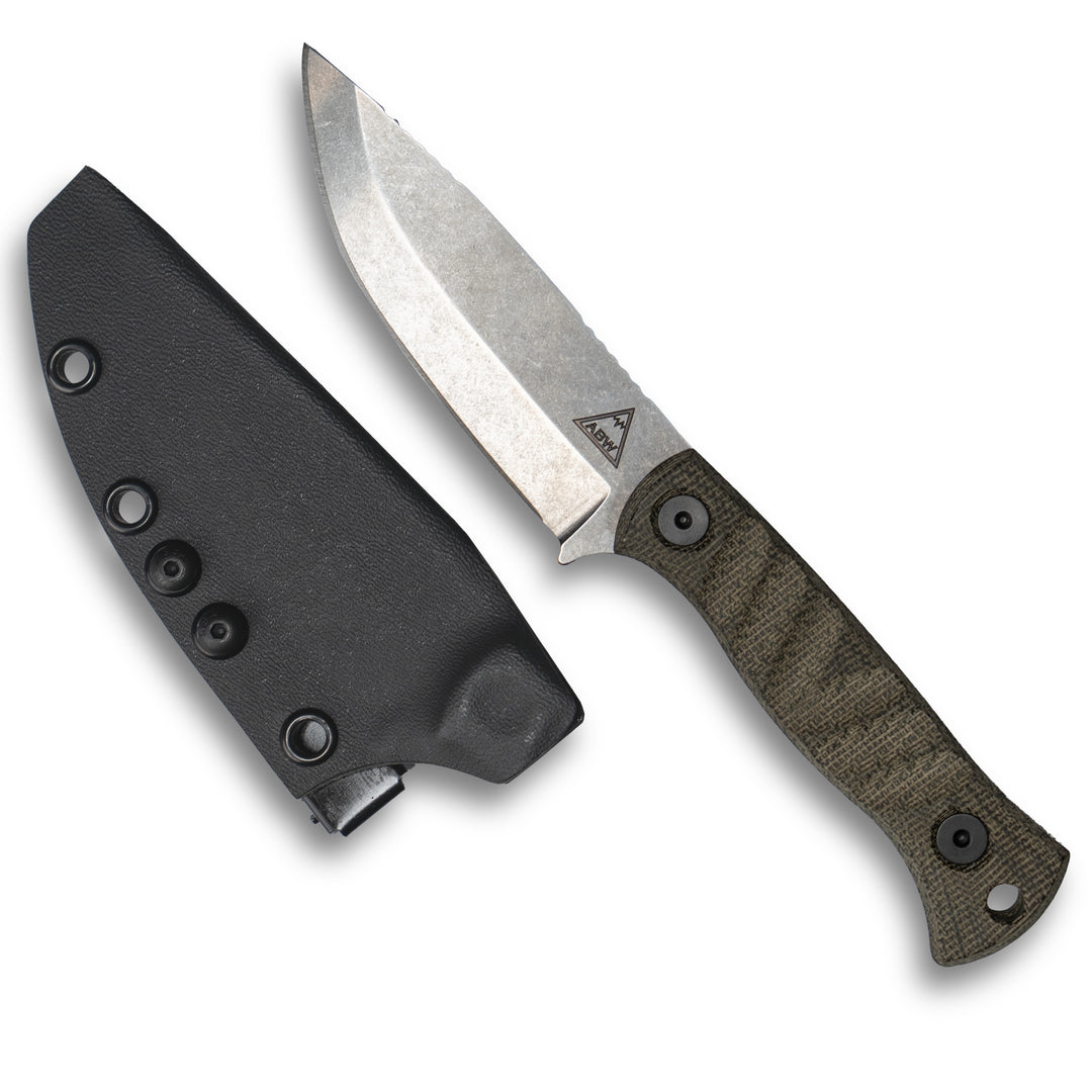 Super Cub- OD Green Canvas Micarta